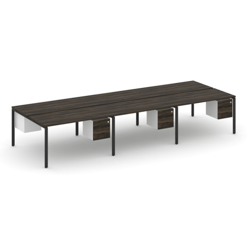 Бенч-система на 6 мест с подвесными тумбами Concept CN.DRS-155 фото 9 Бенч-система на 6 мест с подвесными тумбами Concept CN.DRS-155 фото 9