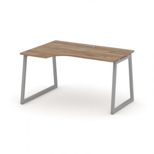 Style Project Стол рабочий эргоном. SN-4T1.SPA-012(L) Акация Лорка/Металл Антрацит/Заглушка Пластик фото 15