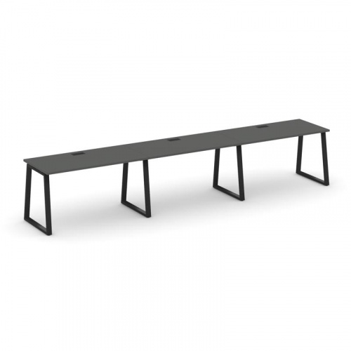 Style Project Рабочая станция 1 сторон. SN-6T1.ORS-043 Акация Лорка/Металл Антрацит/Заглушка Пластик фото 6