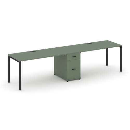 Бенч-система на 2 места с 1 опорной тумбой Concept CN.ORS-406