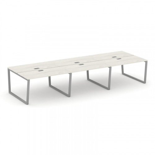 Style Project Рабочая станция 2-х сторон. SN-6T2.DRS-074 Акация Лорка/Металл Антрацит/Заглушка Пласт фото 12