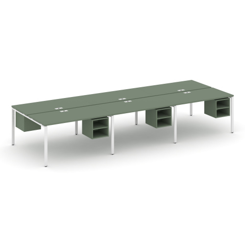 Бенч-система на 6 мест с подвесными тумбами Concept CN.DRS-145 Бенч-система на 6 мест с подвесными тумбами Concept CN.DRS-145