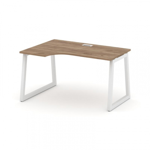 Style Project Стол рабочий эргоном. SN-5T1.SPA-012(L) Акация Лорка/Металл Антрацит/Заглушка Пластик фото 11