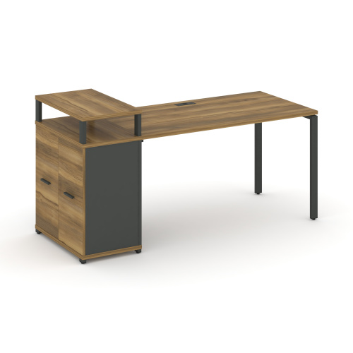 Стол офисный с опорным распашным шкафом Concept CN.SP-224