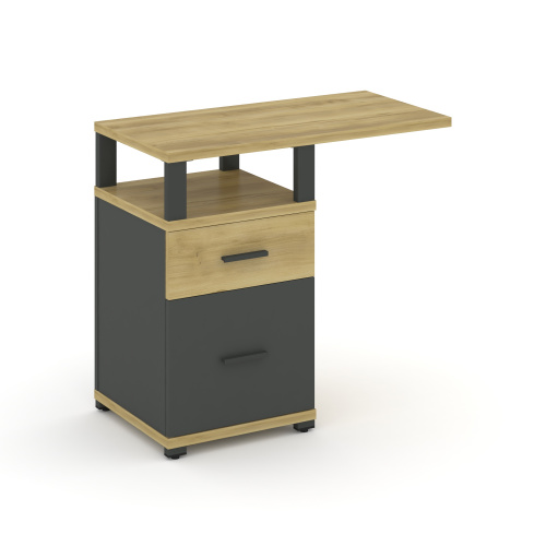 Тумба приставная с 1 ящиком Concept CN.TUS-004 W фото 4