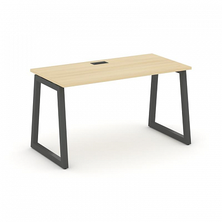 Style Project Стол письменный SN-5T1.SP-002 Акация Лорка/Металл Антрацит/Заглушка Пластик Черный 118