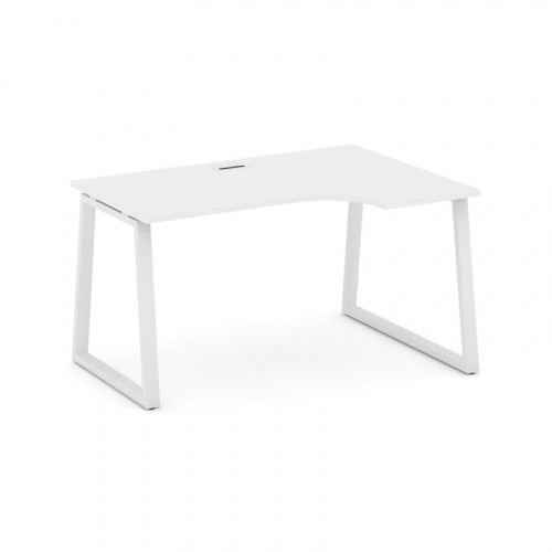 Style Project Стол рабочий эргоном. SN-6T1.SPA-012(R) Акация Лорка/Металл Антрацит/Заглушка Пластик фото 17