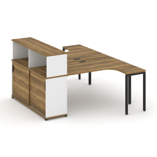 Бенч-система с опорным шкафом-купе с надставкой Concept CN.DSA-219 фото 7