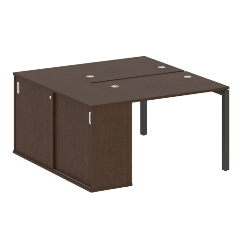 Бенч-система с шкафом-купе на П-обр. м/к Metal System Quattro 50БП.РС-СШК-1.1 фото 12