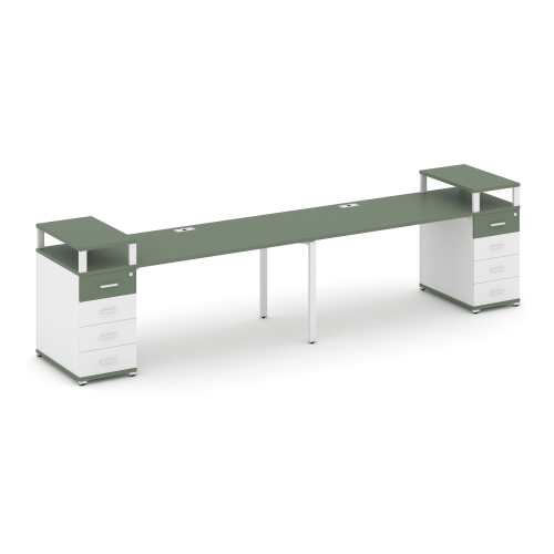 Бенч-система на 2 места с 2 опорными тумбами Concept CN.ORS-427 фото 5 Бенч-система на 2 места с 2 опорными тумбами Concept CN.ORS-427 фото 5