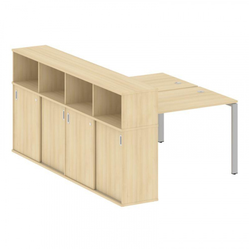 Бенч-система с шкафом-купе на П-обр. м/к Metal System БП.РС-СШК-4.2 фото 11 Бенч-система с шкафом-купе на П-обр. м/к Metal System БП.РС-СШК-4.2 фото 11