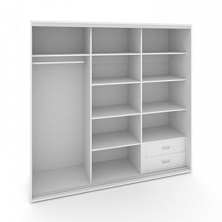 Корпус 3-х секционного шкафа низкого L=2219мм Maris SH.K3-5.2 K1