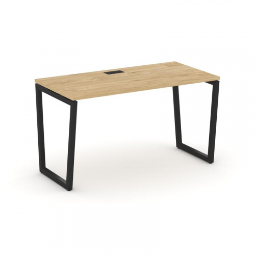 Style Project Стол письменный SN-4T2.SP-003 Акация Лорка/Металл Антрацит/Заглушка Пластик Черный 138