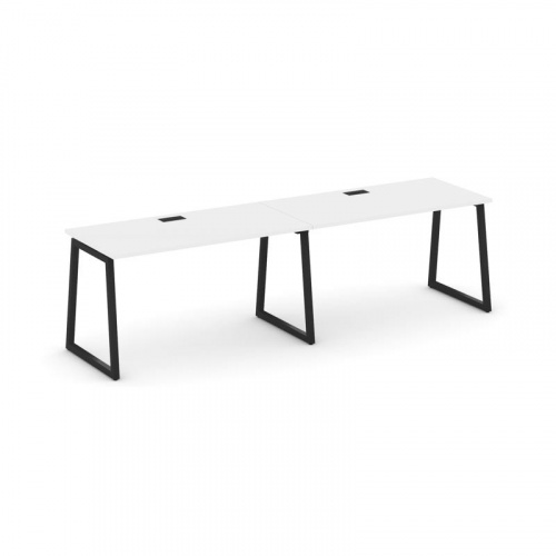 Style Project Рабочая станция 1 сторон. SN-4T1.ORS-013 Акация Лорка/Металл Антрацит/Заглушка Пластик фото 7