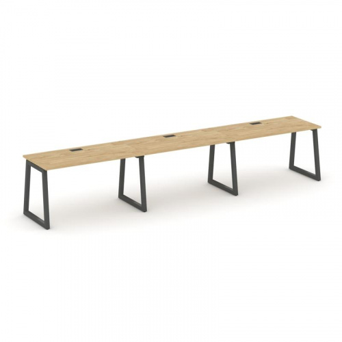 Style Project Рабочая станция 1 сторон. SN-5T1.ORS-054 Акация Лорка/Металл Антрацит/Заглушка Пластик фото 22