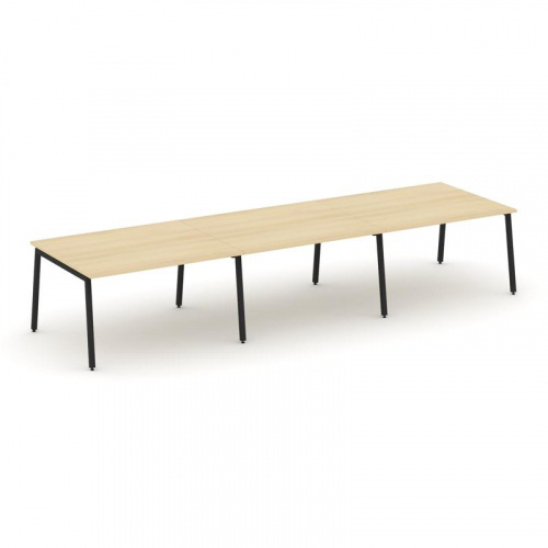 Style Project Стол переговорный SN-4A.SPRG-054.3 Вяз Благородный/Металл Белый 4740*1180*750 фото 9