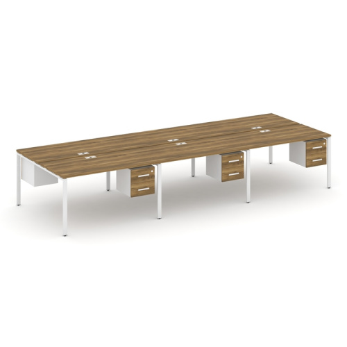 Бенч-система на 6 мест с подвесными тумбами Concept CN.DRS-155 фото 8 Бенч-система на 6 мест с подвесными тумбами Concept CN.DRS-155 фото 8