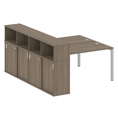 Бенч-система с шкафом-купе на П-обр. м/к Metal System БП.РС-СШК-4.3 фото 14