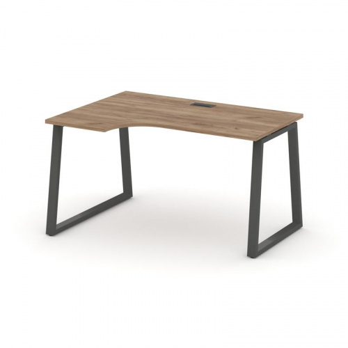 Style Project Стол рабочий эргоном. SN-6T1.SPA-022(L) Акация Лорка/Металл Антрацит/Заглушка Пластик фото 23