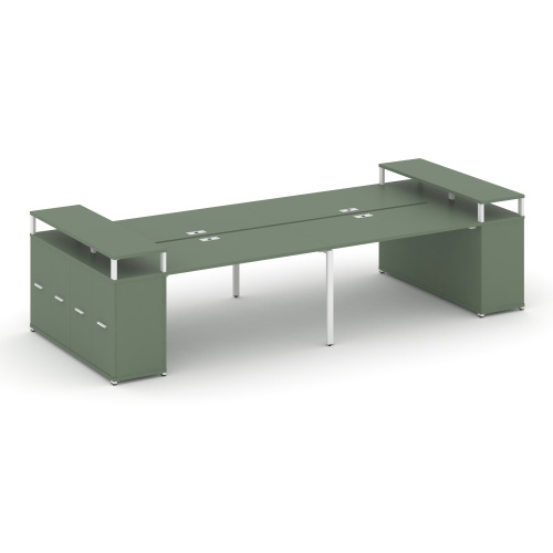 Бенч-система с опорными распашными шкафами Concept CN.DRS-266 Бенч-система с опорными распашными шкафами Concept CN.DRS-266