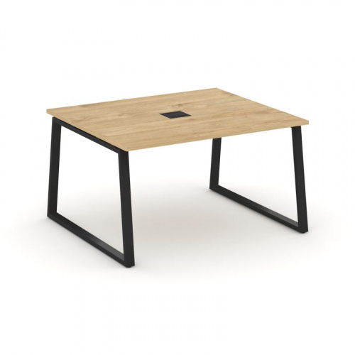 Style Project Стол переговорный SN-6T1.SPRG-033 Акация Лорка/Металл Антрацит/Заглушка Металл Антраци Style Project Стол переговорный SN-6T1.SPRG-033 Акация Лорка/Металл Антрацит/Заглушка Металл Антраци