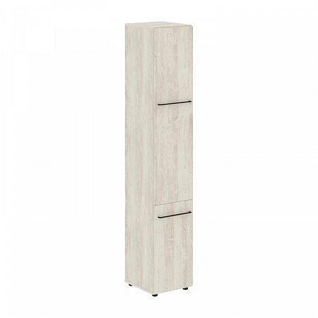 Шкаф колонка с глухой средней и малой дверью Loftis LHC 40.3