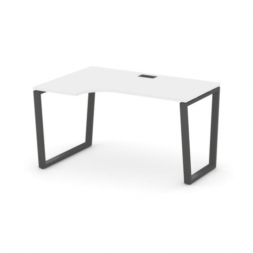 Style Project Стол рабочий эргоном. SN-6T2.SPA-001(L) Акация Лорка/Металл Антрацит/Заглушка Пластик фото 26