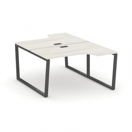 Style Project Рабочая станция эргоном. SN-6T2.DRPA-001 Акация Лорка/Металл Антрацит/Заглушка Пластик фото 24