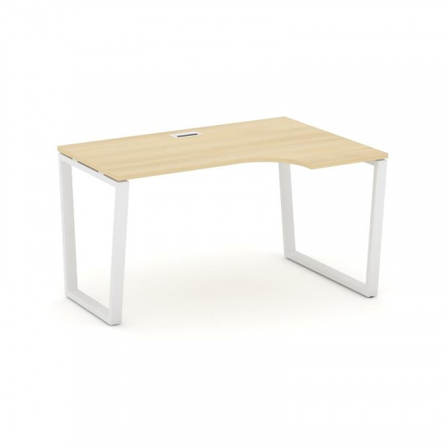 Style Project Стол рабочий эргоном. SN-6T2.SPA-011(R) Акация Лорка/Металл Антрацит/Заглушка Пластик фото 21