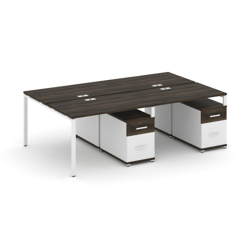 Бенч-система на 4 места с 2 опорными тумбами Concept CN.DRS-322 фото 10 Бенч-система на 4 места с 2 опорными тумбами Concept CN.DRS-322 фото 10