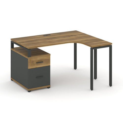 Стол эргономичный с опорной тумбой Concept CN.SA-304(R) Стол эргономичный с опорной тумбой Concept CN.SA-304(R)