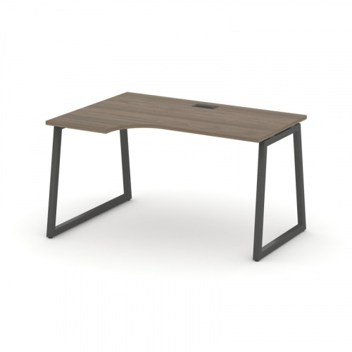 Style Project Стол рабочий эргоном. SN-4T1.SPA-012(L) Акация Лорка/Металл Антрацит/Заглушка Пластик фото 9