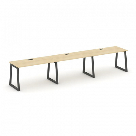 Style Project Рабочая станция 1 сторон. SN-5T1.ORS-052 Акация Лорка/Металл Антрацит/Заглушка Пластик