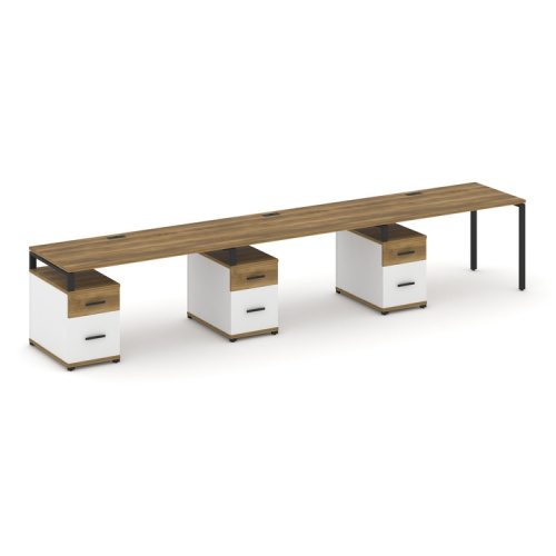 Бенч-система на 3 места с 3 опорными тумбами Concept CN.ORS-347 фото 7 Бенч-система на 3 места с 3 опорными тумбами Concept CN.ORS-347 фото 7