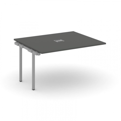 Style Project Проходной наб. элем. перег. стола SN-4P.NSPRG-032 Белый/Металл Антрацит 1180*1180*750 фото 2