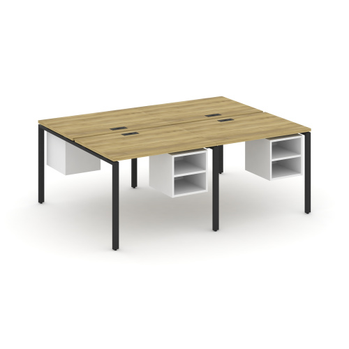 Бенч-система на 4 места с подвесными тумбами Concept CN.DRS-125 фото 4