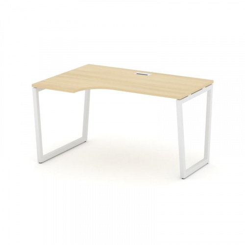 Style Project Стол рабочий эргоном. SN-4T2.SPA-001(L) Акация Лорка/Металл Антрацит/Заглушка Пластик фото 21