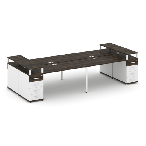 Бенч-система на 4 места с 2 опорными тумбами Concept CN.DRS-443 фото 10