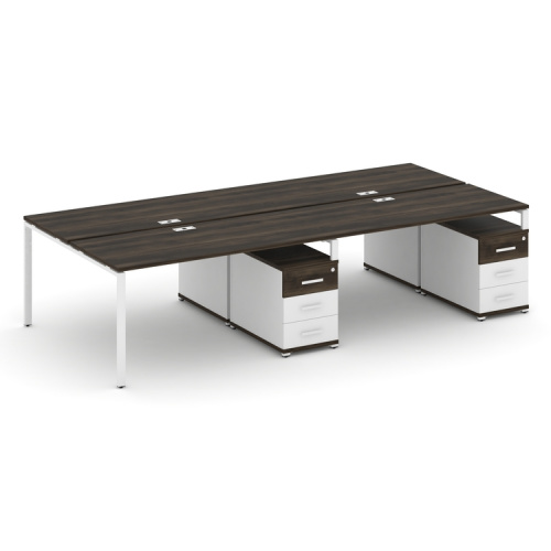 Бенч-система на 4 места с 2 опорными тумбами Concept CN.DRS-320 фото 10