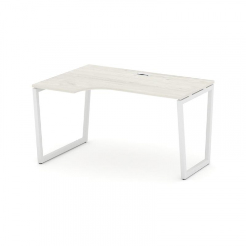 Style Project Стол рабочий эргоном. SN-4T2.SPA-001(L) Акация Лорка/Металл Антрацит/Заглушка Пластик фото 12