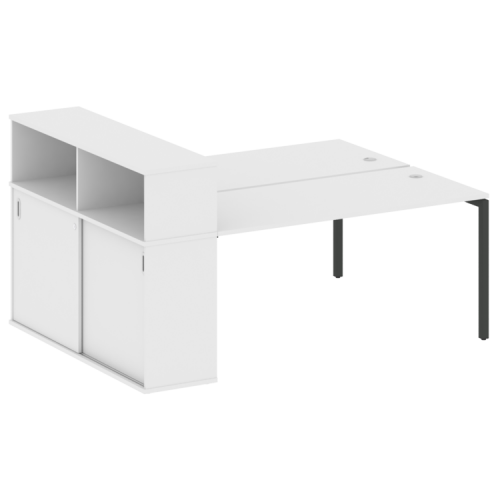 Бенч-система с шкафом-купе на П-обр. м/к Metal System Quattro 40БП.РС-СШК-2.4 фото 13 Бенч-система с шкафом-купе на П-обр. м/к Metal System Quattro 40БП.РС-СШК-2.4 фото 13