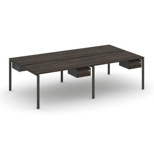 Бенч-система на 4 места с подвесными тумбами Concept CN.DRS-129 фото 3 Бенч-система на 4 места с подвесными тумбами Concept CN.DRS-129 фото 3