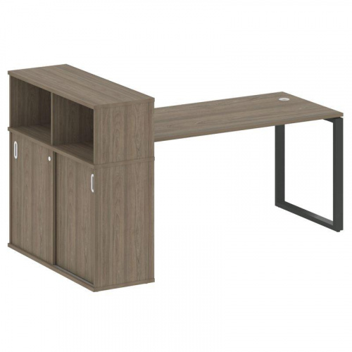 Стол письменный с шкафом-купе на О-обр. м/к Metal System БО.РС-СШК-3.4 фото 2 Стол письменный с шкафом-купе на О-обр. м/к Metal System БО.РС-СШК-3.4 фото 2