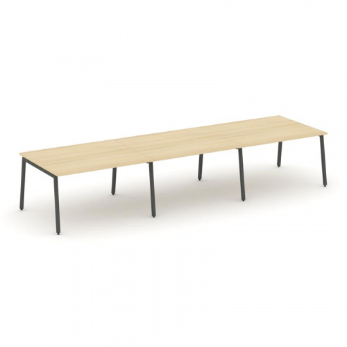 Style Project Стол переговорный SN-4A.SPRG-054.3 Вяз Благородный/Металл Белый 4740*1180*750 фото 23