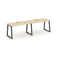 Style Project Рабочая станция 1 сторон. SN-6T1.ORS-014 Акация Лорка/Металл Антрацит/Заглушка Пластик