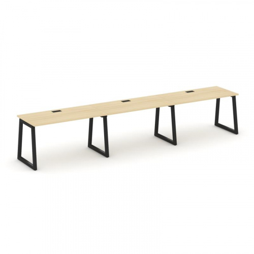 Style Project Рабочая станция 1 сторон. SN-5T1.ORS-054 Акация Лорка/Металл Антрацит/Заглушка Пластик фото 4