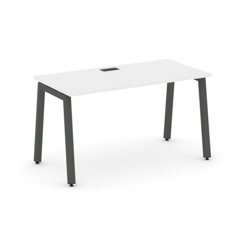 Style Project Стол письменный SN-5A.SP-013 Дуб Наварра/Металл Белый 1380*700*750 фото 20