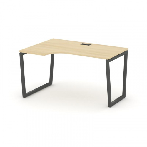 Style Project Стол рабочий эргоном. SN-4T2.SPA-001(L) Акация Лорка/Металл Антрацит/Заглушка Пластик фото 28