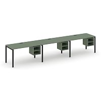 Бенч-система на 3 места с подвесными тумбами Concept CN.ORS-127