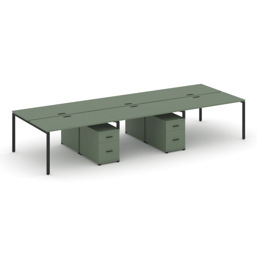 Бенч-система на 6 мест с 2 опорными тумбами Concept CN.DRS-345 Бенч-система на 6 мест с 2 опорными тумбами Concept CN.DRS-345